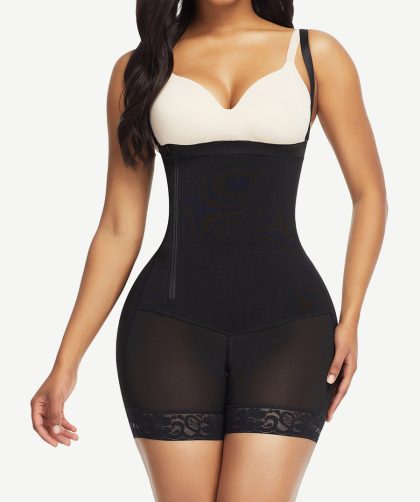 Wholesale Pretty Detachable Straps Side Zip Body Shaper Leisure Fashion